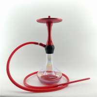 arab bohemian blown glass bottle hookah base